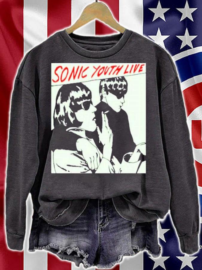 Kurt Cobain Sonic Youth Live Shirt sweatshirt
