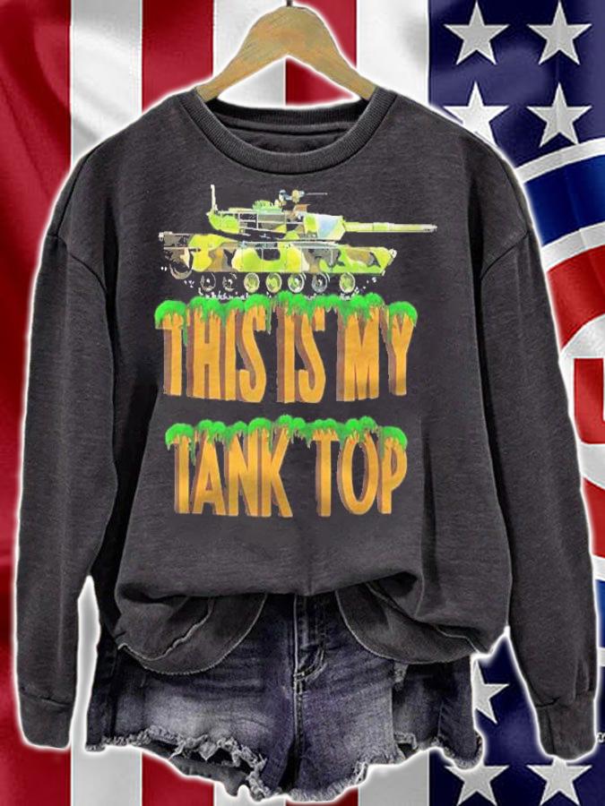 M1 Abrams Tank Sarcastic Military Pun This Is My Shirt