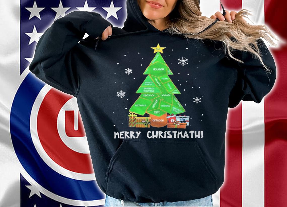 Merry Christmath tree Hexagon T-shirt