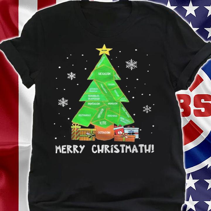 Merry Christmath tree Hexagon T-shirt