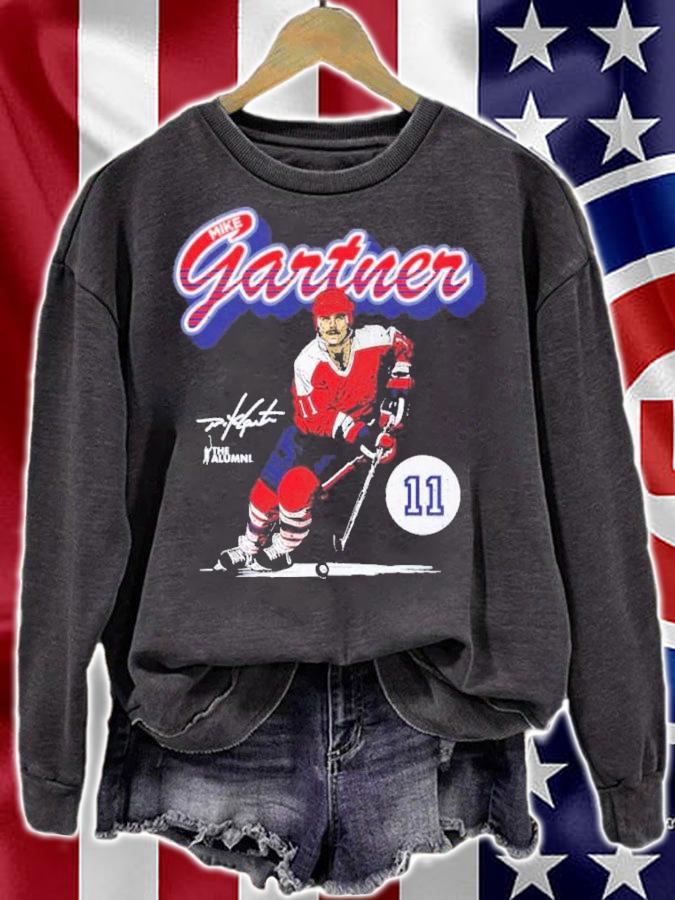 Mike Gartner Washington NHLA Hockey Shirt sweatshirt
