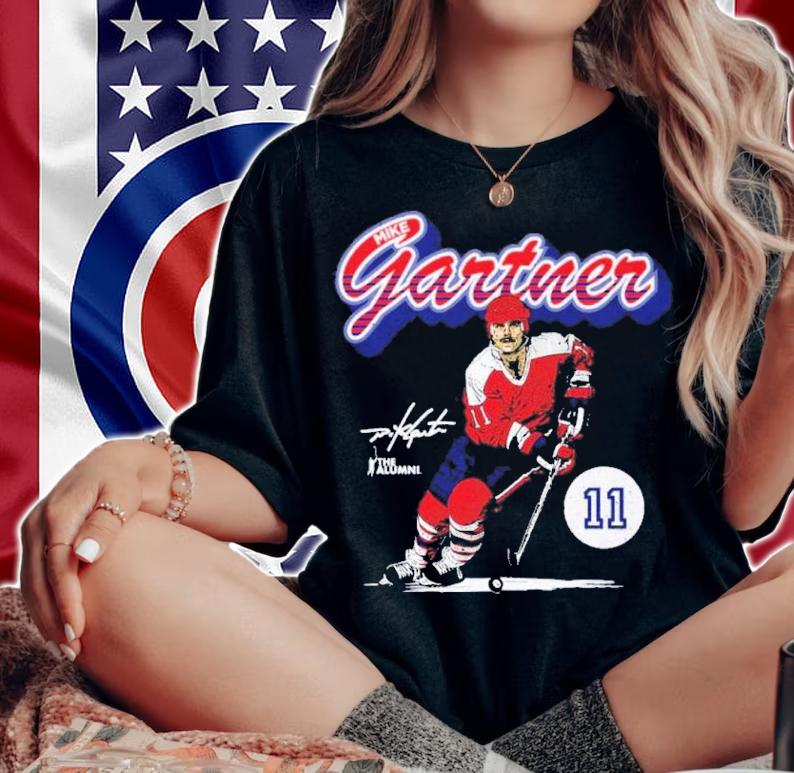 Mike Gartner Washington NHLA Hockey Shirt woman shirt