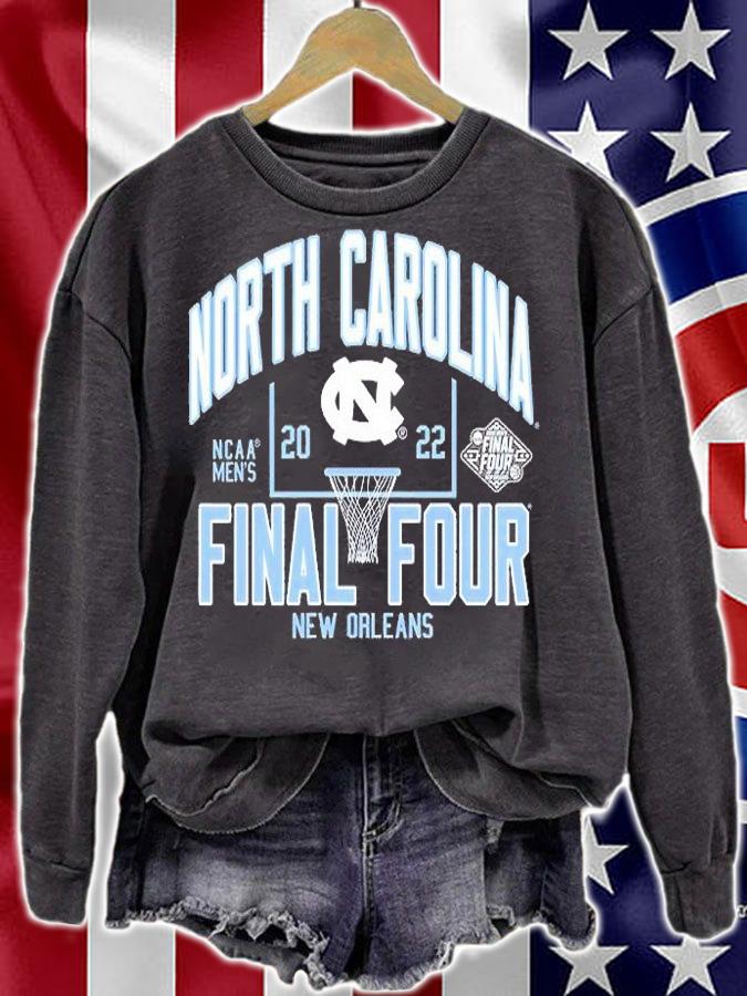 North Carolina Tar Heels Final Four 2022 NCAA Men's Basketball New Orleans T-Shirt sweatshirt