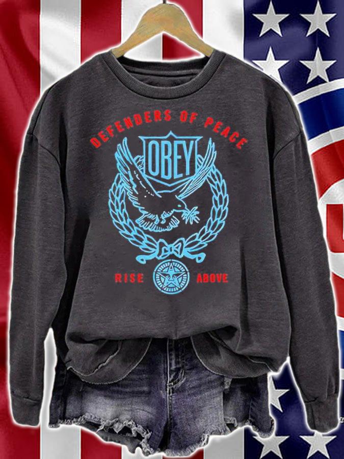 Obey Defenders Of Peace Rise Above Shirt sweatshirt