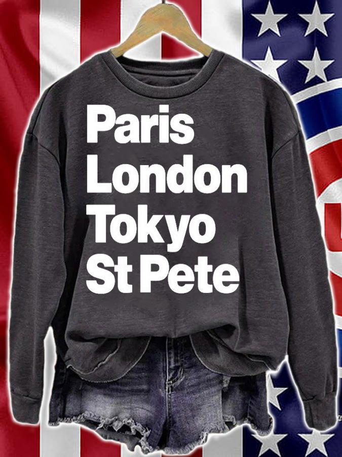 Paris London Tokyo St Pete T-Shirt