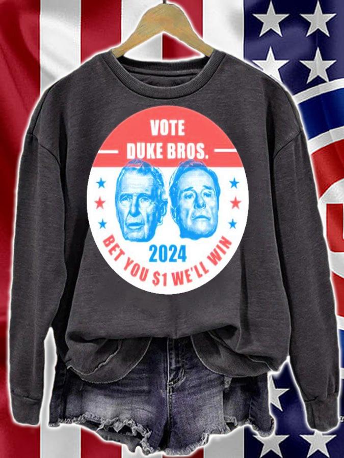 Randolph And Mortimer Vote Duke Bros Bet You $1 We'll Win Shirt sweatshirt