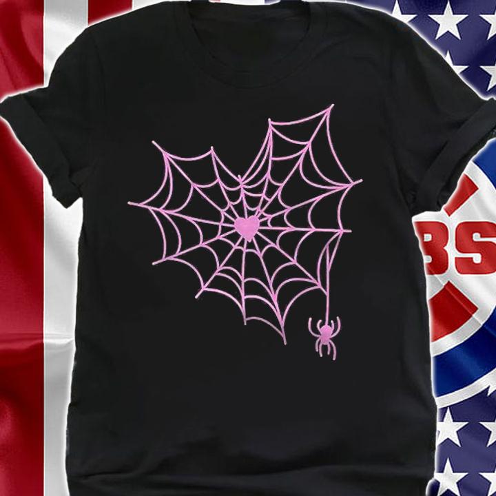 Spider Web Halloween Costume Pastel Goth Heart Tshirt Premium Shirt shirt