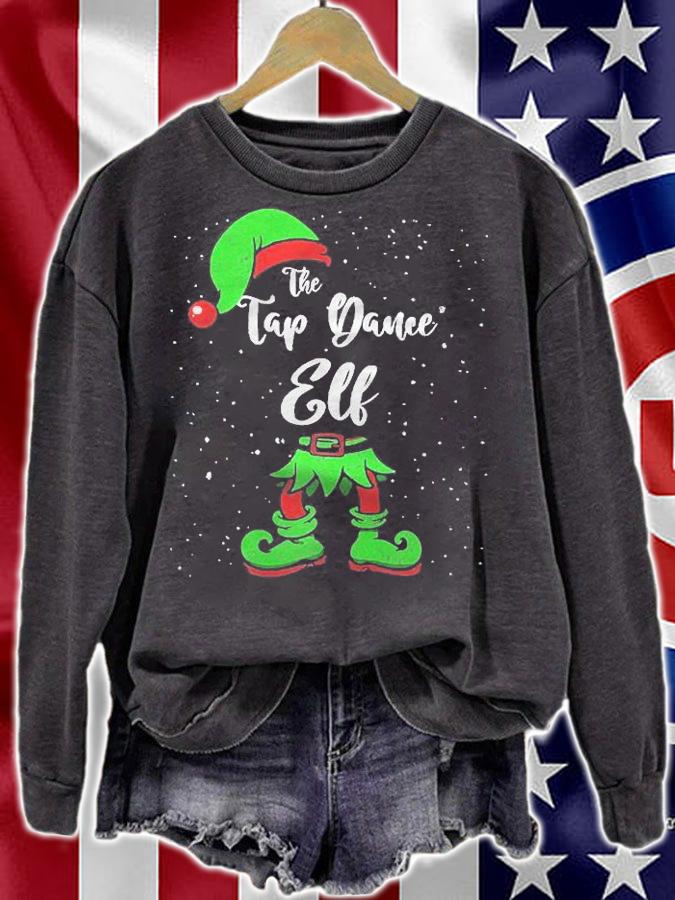 Tap Dance Elf Matching Family Christmas Pajama Costume Premium Shirt