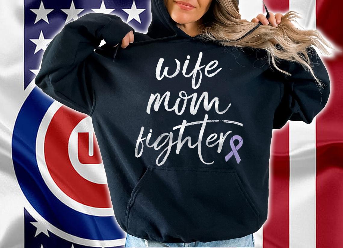 Womens Stomach Cancer Awareness Products Ribbon Fighter Mom Shirt