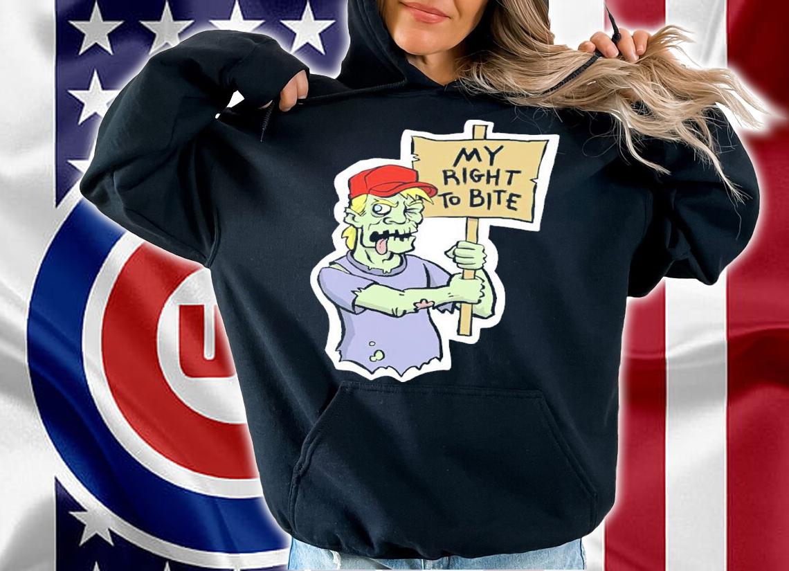 Zombie My Right To Bite Shirt hoodie