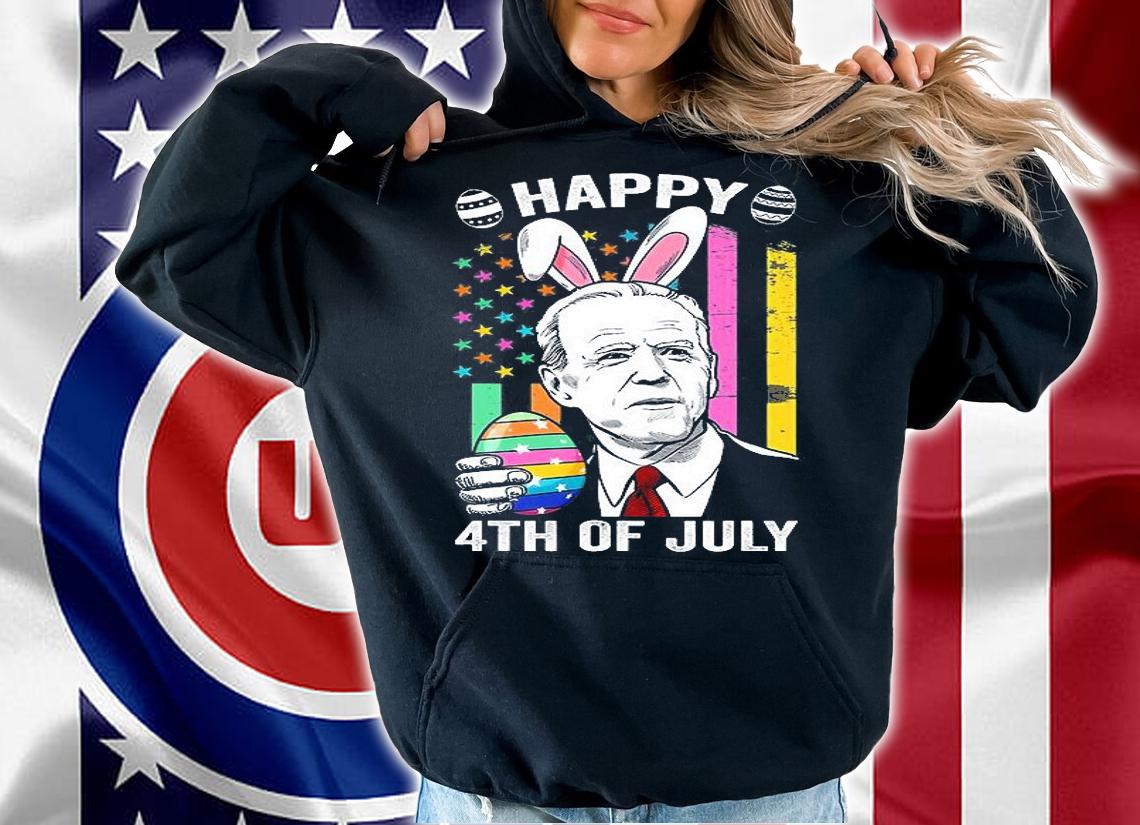Joe Biden Funny Happy 4th Of July Confused Easter Day American Flag t-shirt hoodie