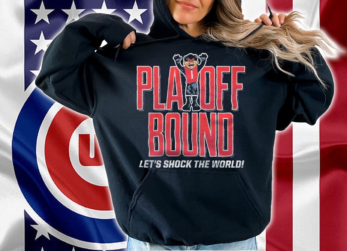Cincinnati Bearcats football Playoff Bound Let's Shock The World 2021 T-shirt hoodie