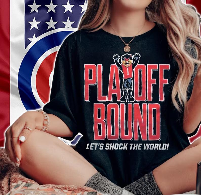 Cincinnati Bearcats football Playoff Bound Let's Shock The World 2021 T-shirt woman shirt