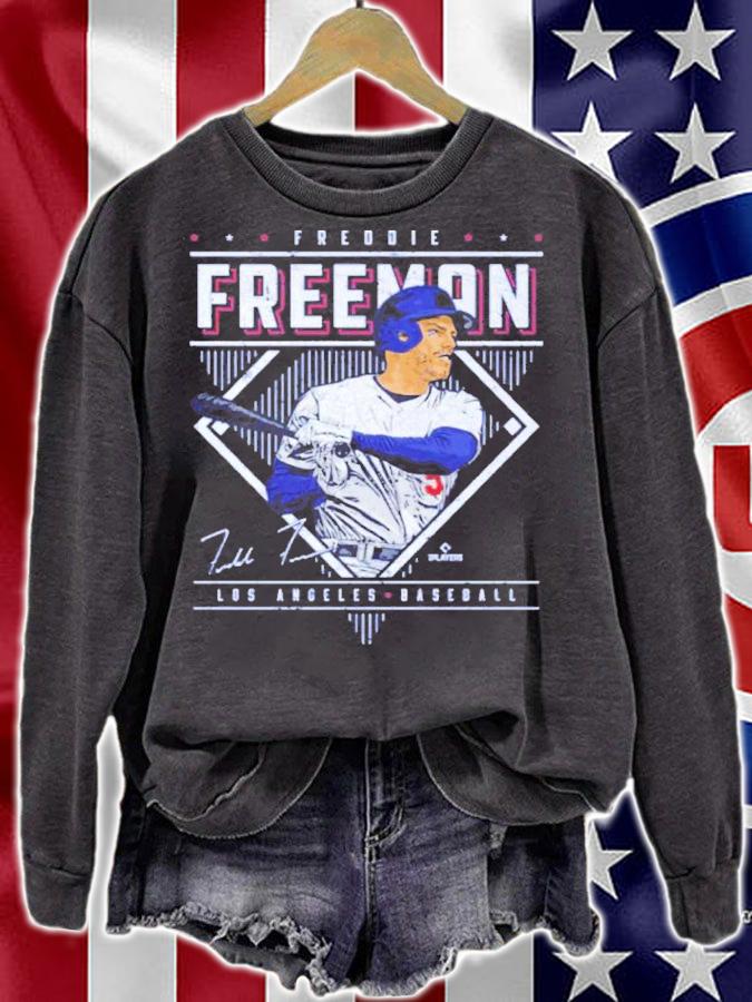Freddie Freeman Los Angeles D Vintage Baseball Signatures Shirt sweatshirt