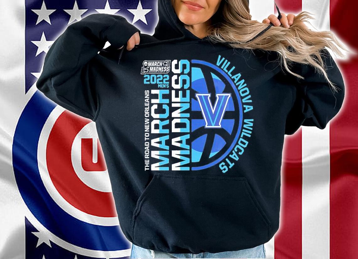 Villanova Wildcats 2022 Mens NCAA The Road To New Orleans March Madness T-Shirt hoodie