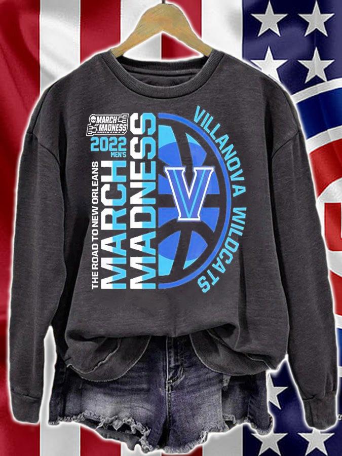 Villanova Wildcats 2022 Mens NCAA The Road To New Orleans March Madness T-Shirt sweatshirt