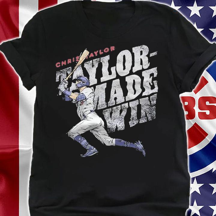 Chris taylor taylor made win los angeles baseball shirt shirt