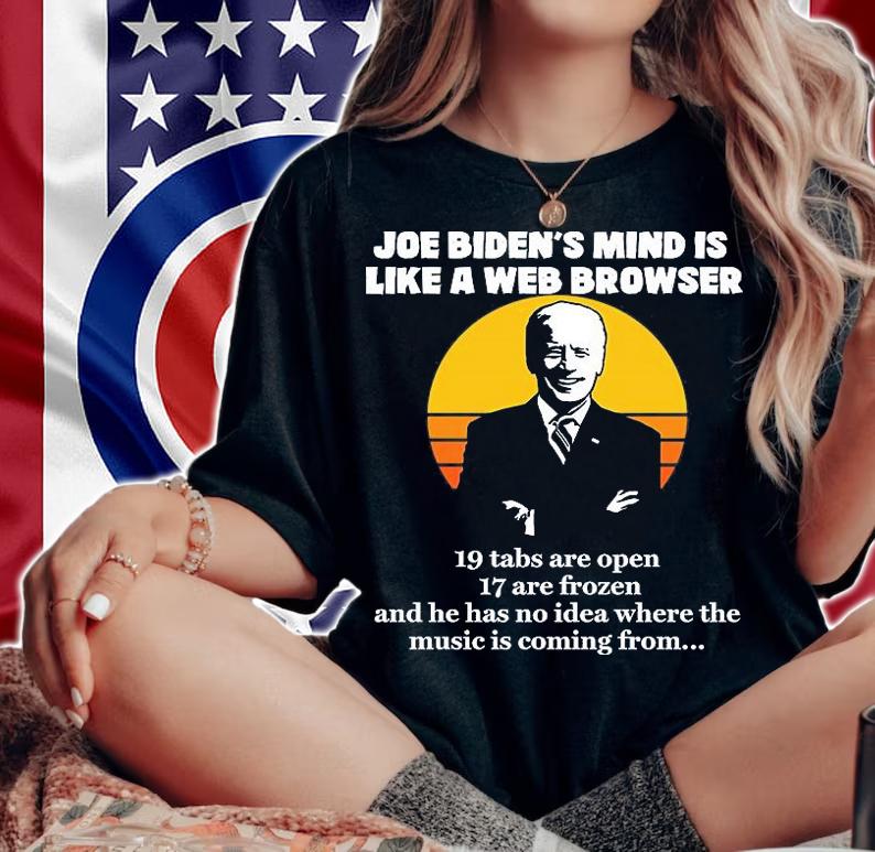 Funny Anti Biden Conservative Dementia T-Shirt