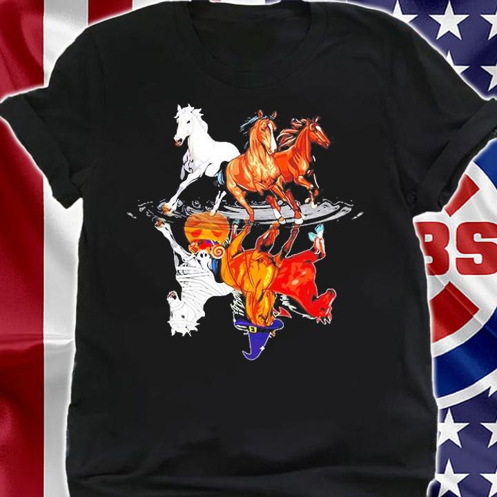 Horses Halloween Reflect T-Shirt