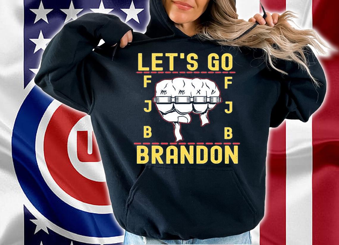 Let's Go Brandon Racetrack Design FJB T-Shirt hoodie