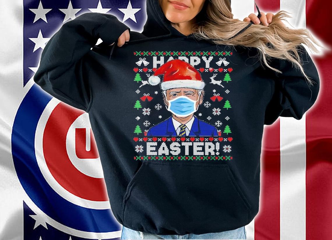 Funny Joe Biden Happy Easter Christmas Holiday T-Shirt hoodie