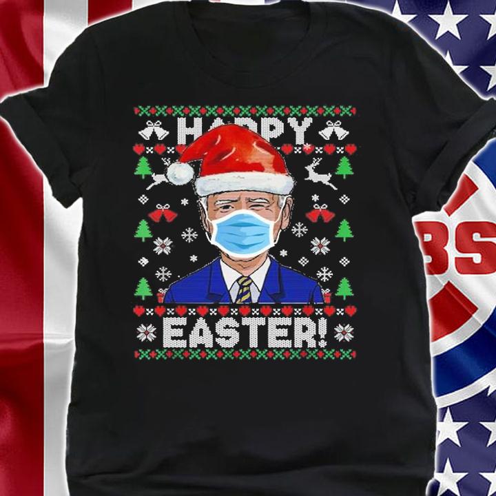 Funny Joe Biden Happy Easter Christmas Holiday T-Shirt shirt