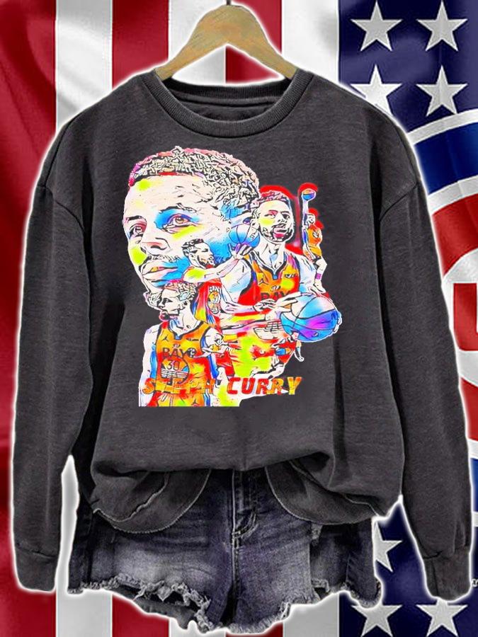 Golden State Warriors Stephen Curry Painting Shirt sweatshirt