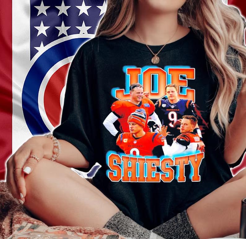 Joe Burrow Joe Shiesty NFL Cincinnati Bengals Graphic shirt woman shirt