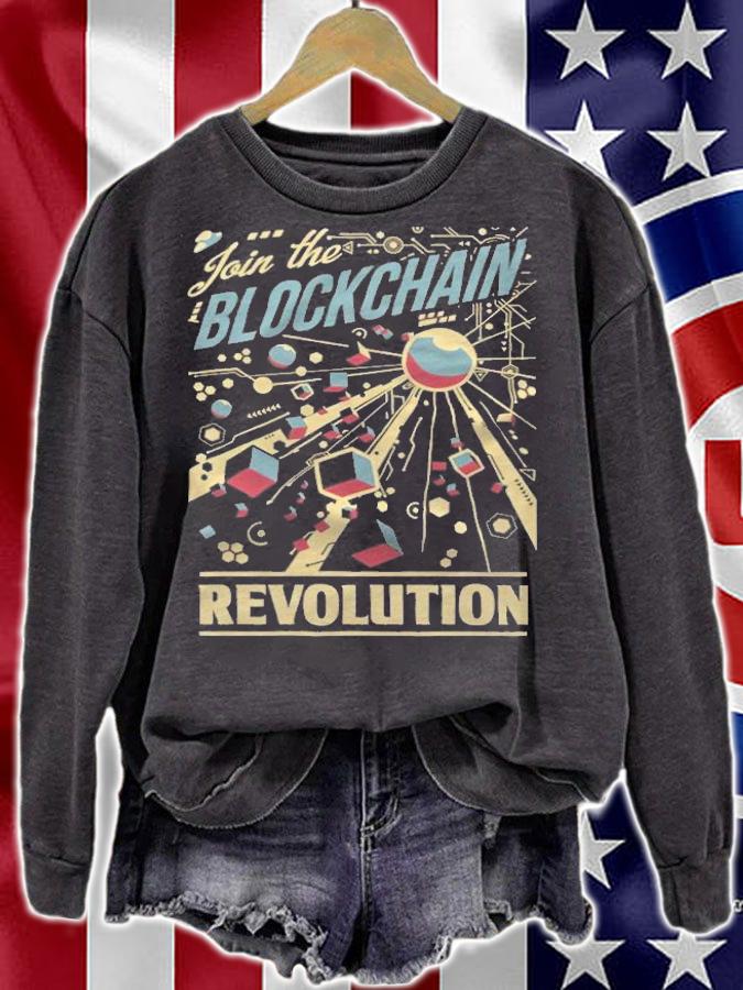 Join the blockchain revolution T-shirt sweatshirt