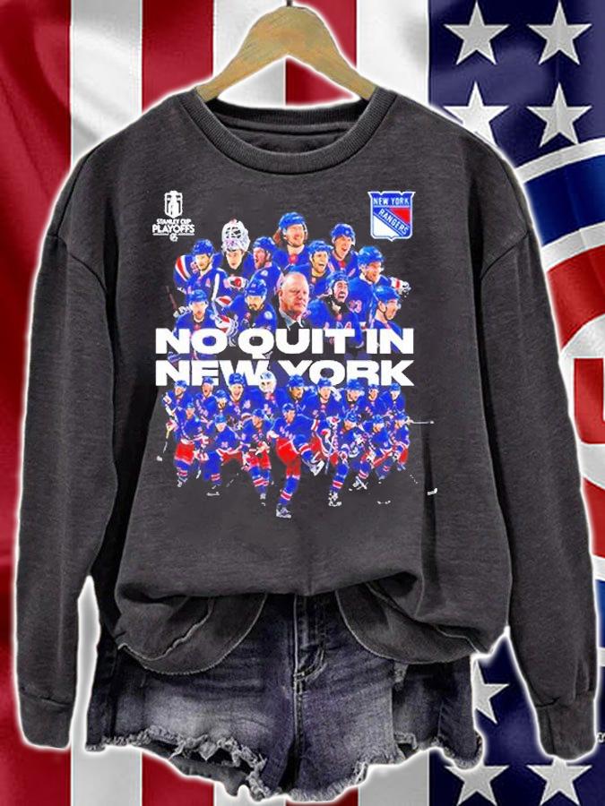 New York Rangers No Quit T-Shirt sweatshirt