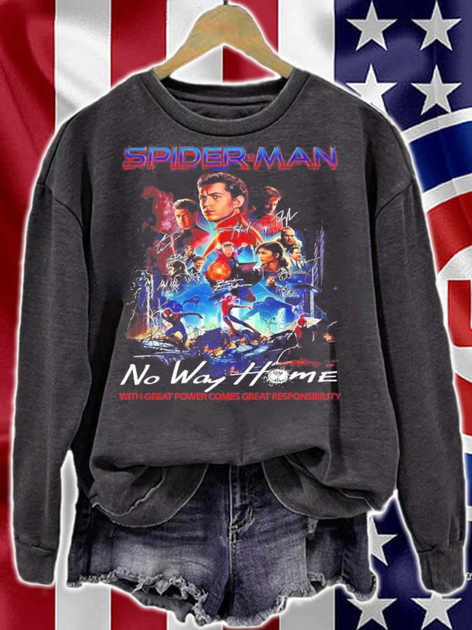 Spider-Man No Way Home With Great Power Comes Great Responsibility Shirt