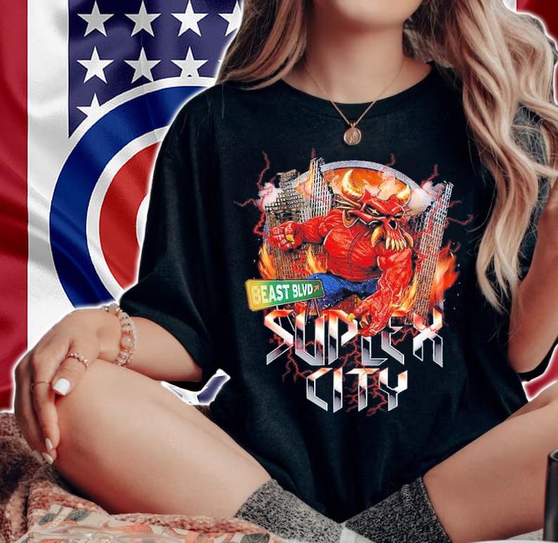 Suplex City Beast BLVD Brock Lesnar Shirt woman shirt