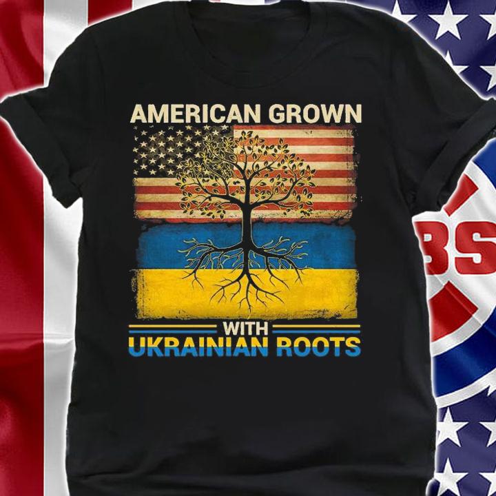 Support Ukraine I Stand With Ukraine Ukrainian Roots Gift Retro T-Shirt