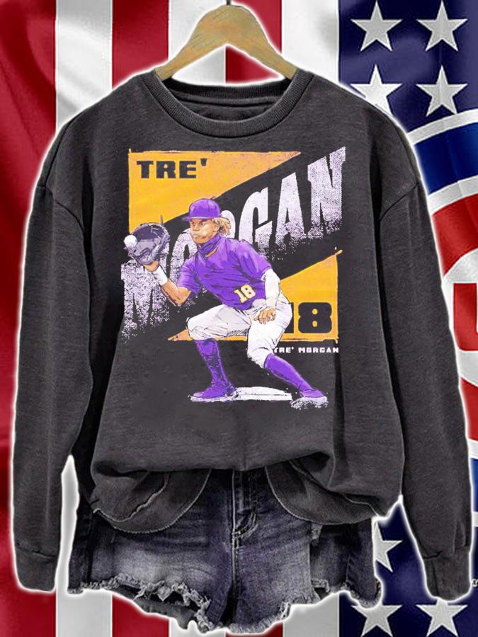 Tre Morgan Louisiana NIL baseball shirt sweatshirt