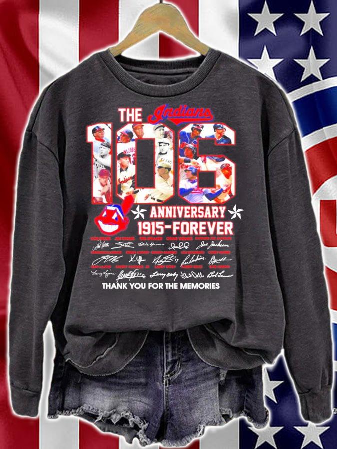 The Indians 106 anniversary 1915 forever signatures shirt