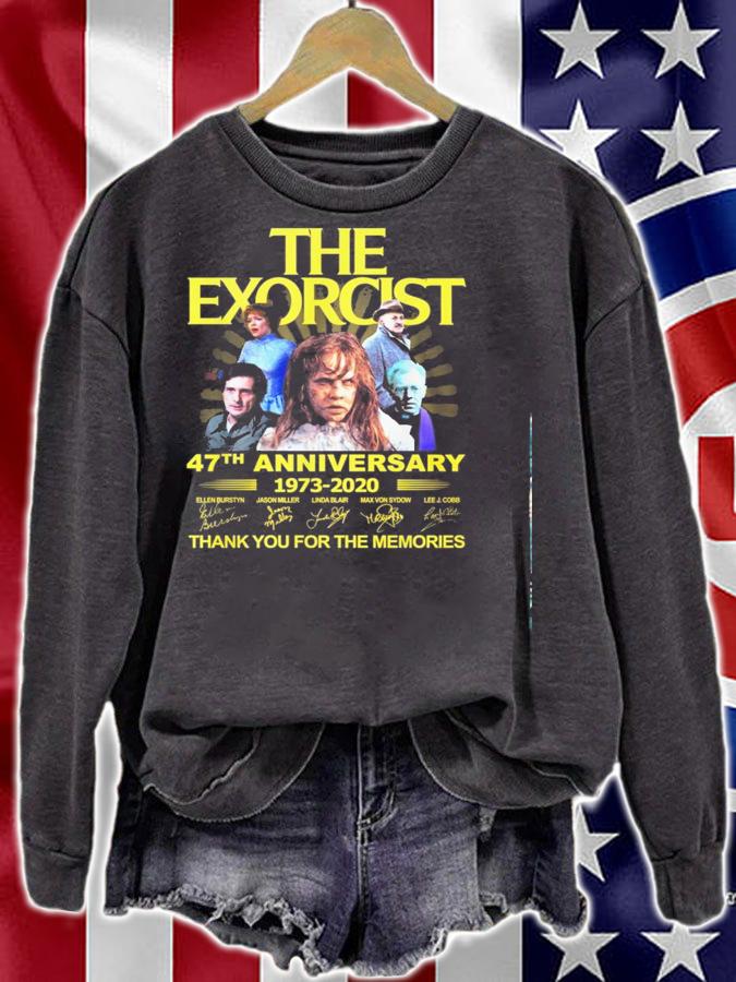 Exorcist 47Th Anniversary 1973 2020 Thank Memories Shirt.Jpg sweatshirt