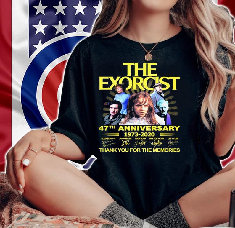 Exorcist 47Th Anniversary 1973 2020 Thank Memories Shirt.Jpg woman shirt