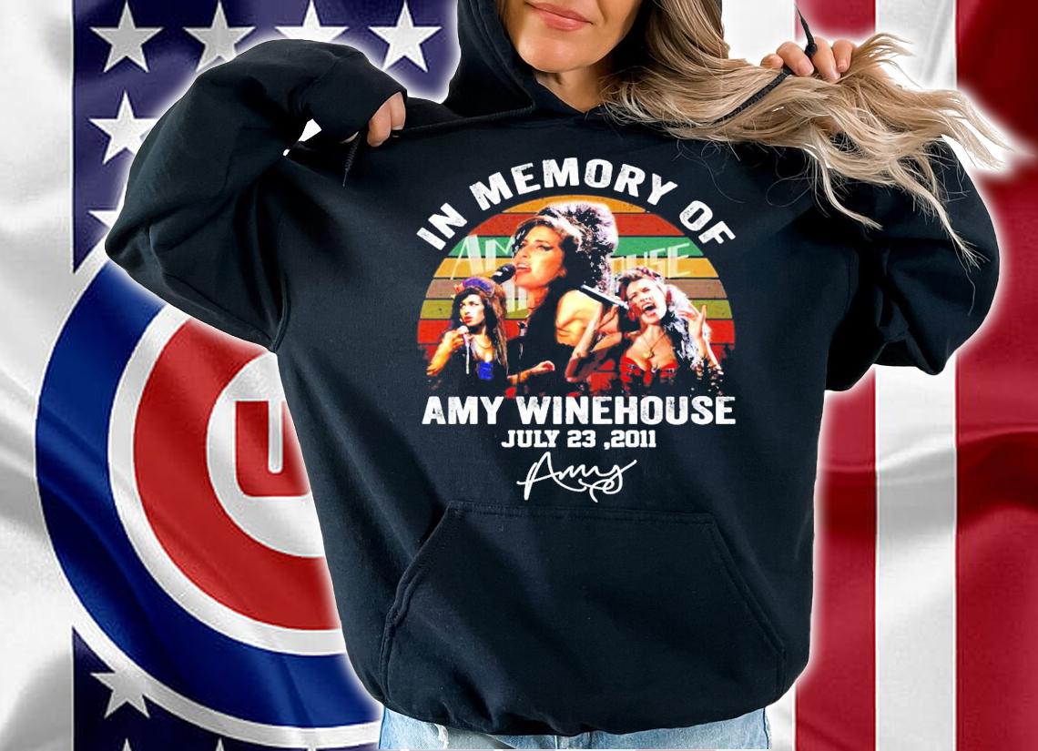 In memory of Amy Winehouse signature vintage shirt