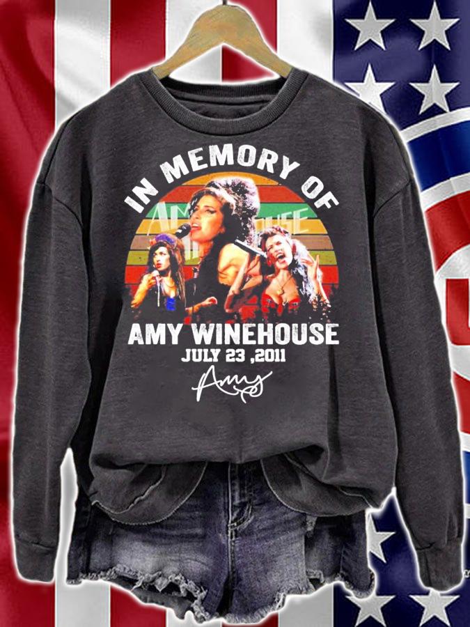In memory of Amy Winehouse signature vintage shirt
