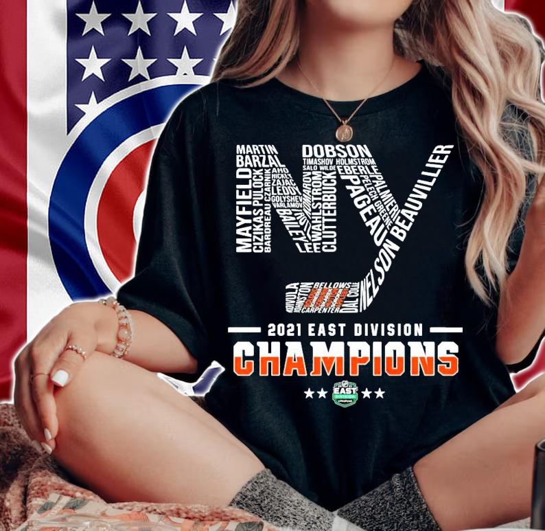 New York Islanders hockey 2021 East Division Champions shirt