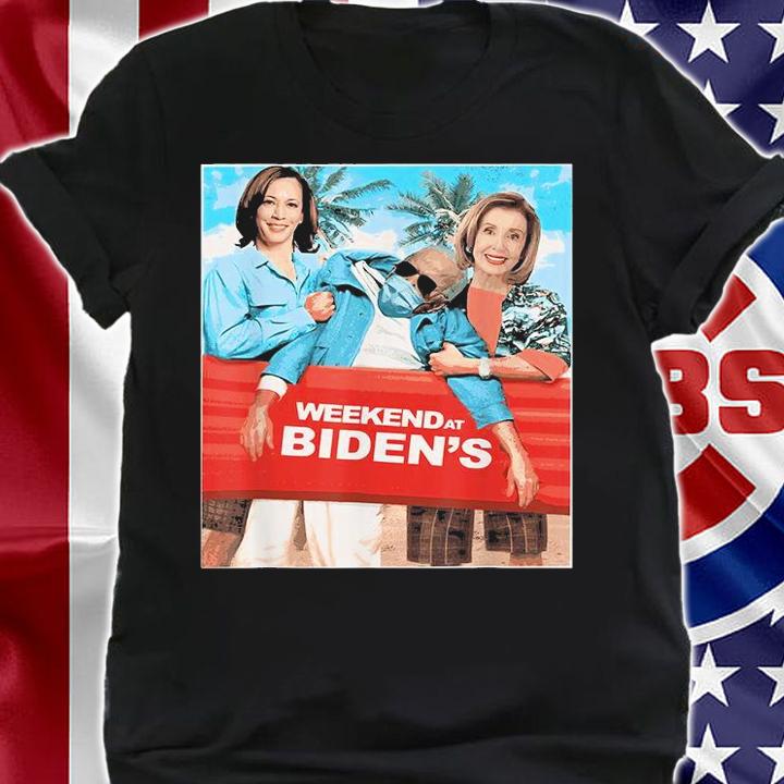 Weekend at Biden's Face Mask and Kamala Harris and Nancy Pelosi shirt shirt
