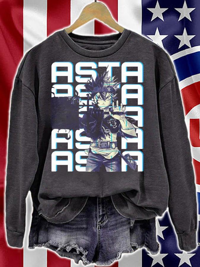 Black Clover Asta duplicate T-shirt sweatshirt