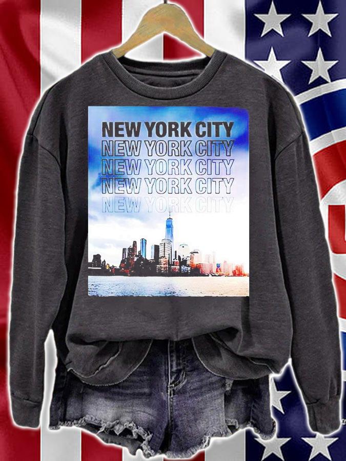 Cool Urban New York City New York City Skyline T-shirt