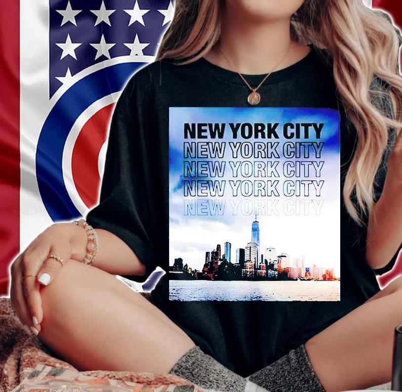 Cool Urban New York City New York City Skyline T-shirt
