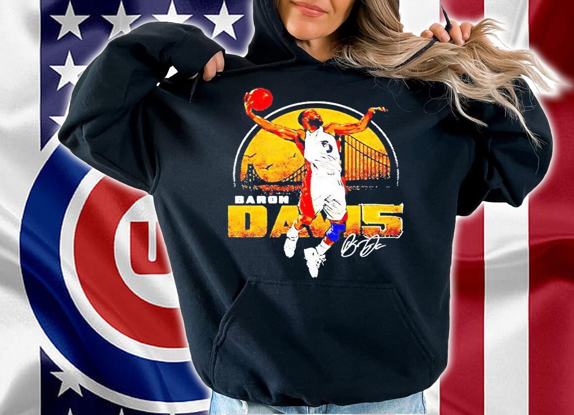 Golden State Throwbacks Baron Davis Bay Area signature T-shirt