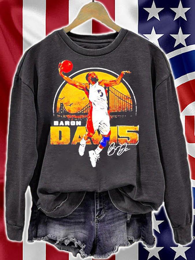 Golden State Throwbacks Baron Davis Bay Area signature T-shirt