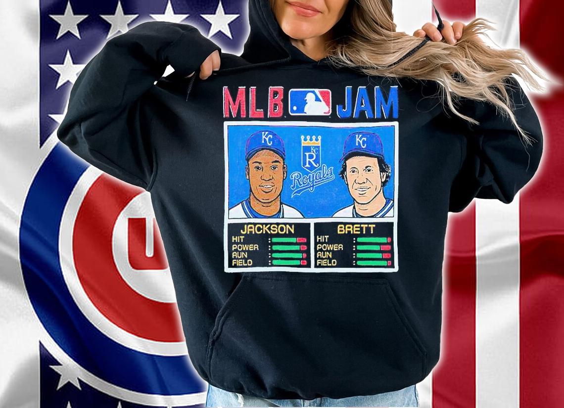 MLB Jam Royals Jackson and Brett T-shirt hoodie