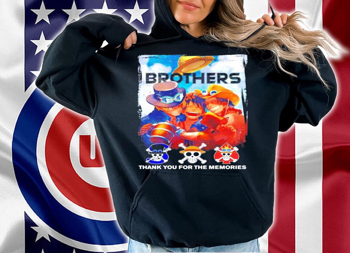 One Piece Brothers thank you for the memories shirt