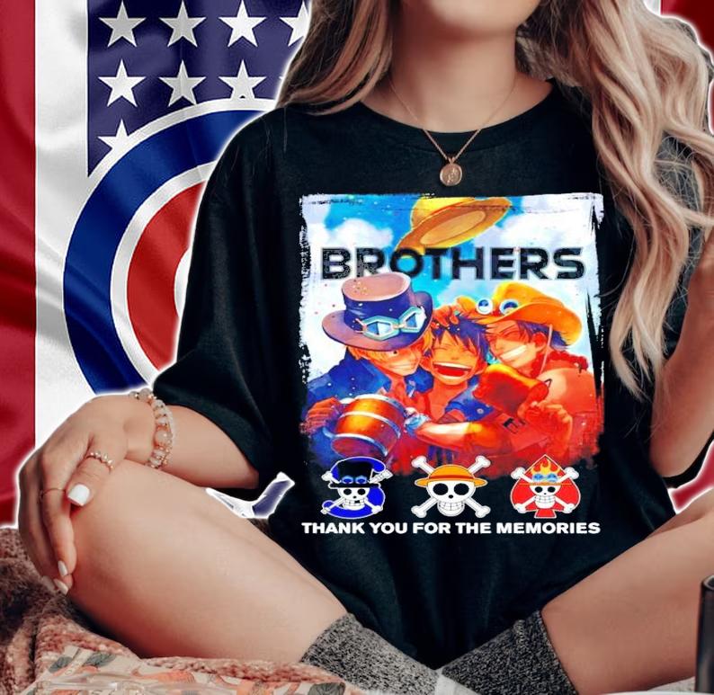 One Piece Brothers thank you for the memories shirt