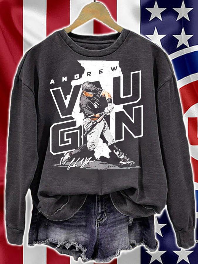 Andrew Vaughn Chicago Baseball signature shirt sweatshirt